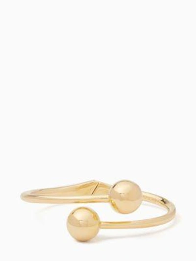 Kate Spade Golden Girl Bauble Open Hinged Cuff