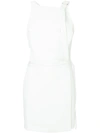 DION LEE DION LEE WHITEWASH UTILITY MINI DRESS,A9362R18IVORY12467197