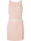 DION LEE whitewash utility mini dress,A9362R18MUTEPINK12467198