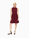 KATE SPADE RUFFLE FIT AND FLARE DRESS,716454218396