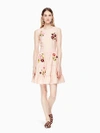 KATE SPADE FLORAL EMBROIDERED DRESS,14