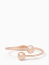 KATE SPADE GOLDEN GIRL BAUBLE OPEN HINGED CUFF,098686663015
