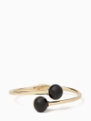 KATE SPADE GOLDEN GIRL BAUBLE OPEN HINGED CUFF,098686663022