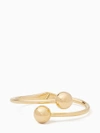 KATE SPADE GOLDEN GIRL BAUBLE OPEN HINGED CUFF,098686665576