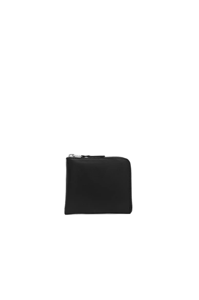 Comme Des Garçons Small Zip Wallet In Black