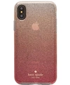 KATE SPADE KATE SPADE NEW YORK GLITTER OMBRE IPHONE X CASE
