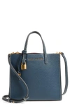 MARC JACOBS THE GRIND MINI COLORBLOCK LEATHER TOTE - BLUE,M0013268