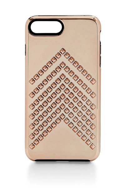 Rebecca Minkoff Studded Case For Iphone 8 Plus & Iphone 7 Plus In Rose Gold