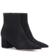 GIANVITO ROSSI PIPER 60 SUEDE ANKLE BOOTS,P00292088