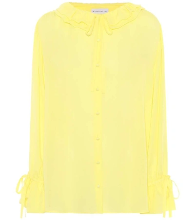 Etro Silk Blouse In Yellow