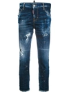 DSQUARED2 COOL GIRL CROPPED JEANS,S75LA0990S3034212466061