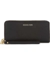 Michael Michael Kors Mercer Leather Continental Wristlet