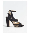 JIMMY CHOO Falcon 100 suede heeled sandals