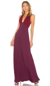 JILL JILL STUART Two Tone V Neck Gown,461854