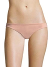 Eberjey So Solid Annia Bikini Bottom In Rosepuff