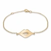 TRUE ROCKS Lips Bracelet Yellow Gold