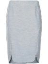 THOMAS WYLDE scalloped pencil skirt,30PV30112475089
