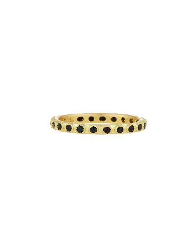 ARMENTA OLD WORLD BLACK SAPPHIRE STACKING RING,PROD131800056