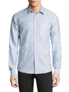 VILEBREQUIN Striped Linen Button-Down Shirt
