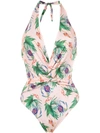 BRIGITTE 'Aline' printed swimsuit,AL01412468818