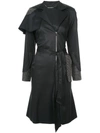 THOMAS WYLDE THOMAS WYLDE BELTED TRENCH COAT - BLACK,30CU70212475061