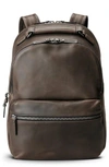 Shinola Men's Runwell Leather Backpack In Charcoal