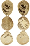 LEIGH MILLER On The Halfshell gold-tone earrings