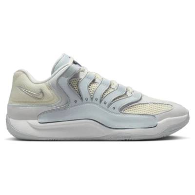 Nike Kd 18 Panelled Lace-up Basketball Sneakers In Gray