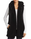 CAPOTE LOLA HOODED FAUX-FUR VEST,LOLA74