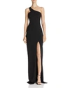 Nookie Mila One-shoulder Gown In Black