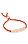 MONICA VINADER HAVANA FRIENDSHIP BRACELET,RP-BM-HAVB-CFB