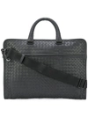 BOTTEGA VENETA ARDOISE INTRECCIATO CALF BRIEFCASE,248395VQ13112188145