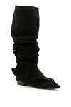 JW ANDERSON SUEDE RUFFLE BOOTS,9663310