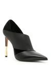 BALMAIN SUEDE AND LEATHER AUDREY PUMPS,W7CEV110206O 176