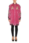 AS65 EMBROIDERED LONG BOMBER JACKET,9663275