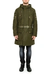 BALMAIN HOODED PARKA,9663476