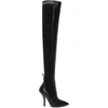 FENDI Black Leather Over-the-Knee Boots