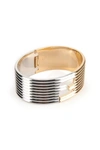 FENDI SOLID METAL BRACELET,8AG137 B08 F0F0N