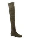 JIMMY CHOO STRETCH SUEDE BOOTS,9665420