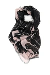VALENTINO PANTHER SCARF,9663670