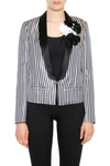 LANVIN STRIPED BLAZER,9664163