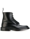 Tricker's Lace-up Leather Boots In Black