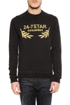 DSQUARED2 EMBROIDERED SWEATSHIRT,9664295