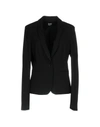 LIU •JO LIU •JO WOMAN BLAZER BLACK SIZE 10 POLYESTER, ELASTANE,49327296ST 4