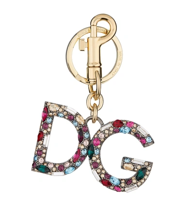 Dolce & Gabbana Dg Charm Keyring In Multi