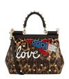 DOLCE & GABBANA MINI SICILY TOP HANDLE BAG,P000000000005800358