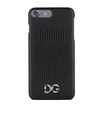 DOLCE & GABBANA GRAINED DAUPHINE LEATHER IPHONE 7 CASE,P000000000005762368