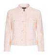 BOUTIQUE MOSCHINO Pearl Button Tweed Jacket,P000000000005825154