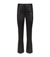 J BRAND SELENA CROP BOOT LEATHER TROUSERS,P000000000005382906