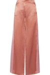 VALENTINO TWO-TONE HAMMERED-SATIN WIDE-LEG PANTS,US 2526016083732615